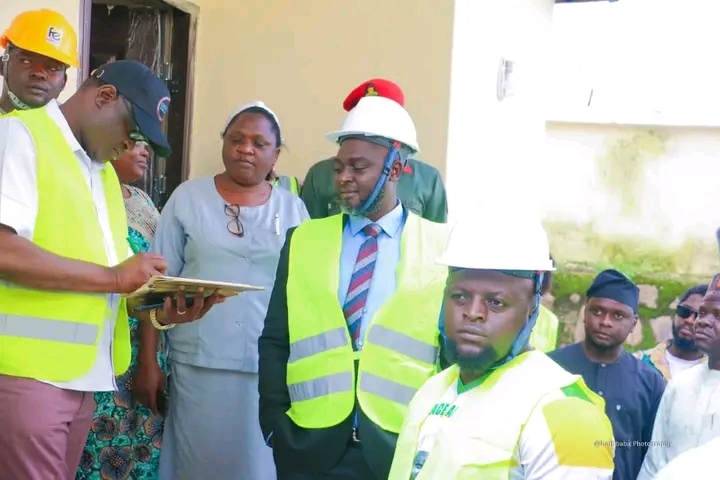 Inspection of one of the renovated PHC